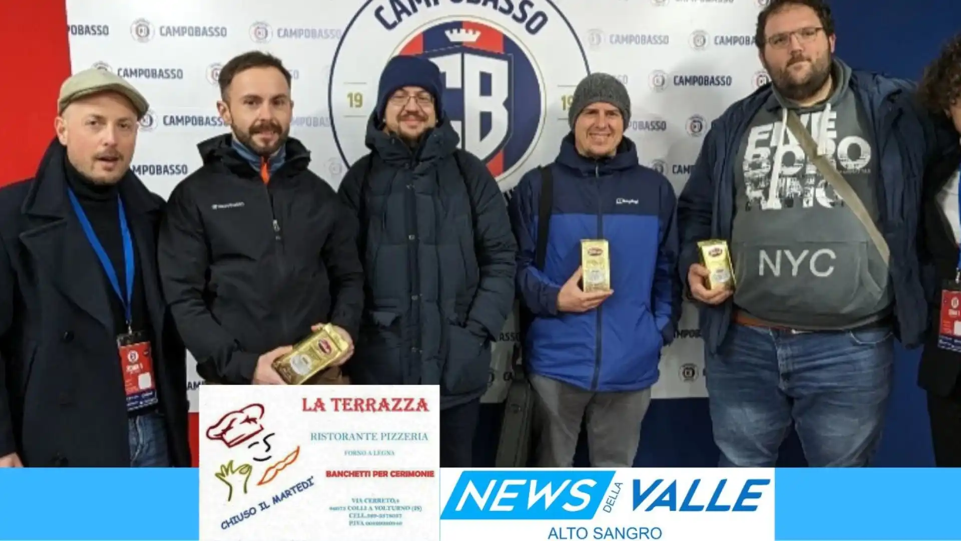 Campobasso: 𝑶𝒔𝒑𝒊𝒕𝒊 𝒅'𝒆𝒄𝒄𝒆𝒛𝒊𝒐𝒏𝒆 𝒄𝒐𝒏𝒕𝒓𝒐 𝒊𝒍 𝑴𝒂𝒕𝒆𝒔𝒆. Presenti in tribuna stampa giornalisti provenienti dalla Germania.